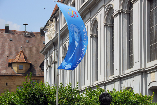 Fahne der Bachwoche Ansbach