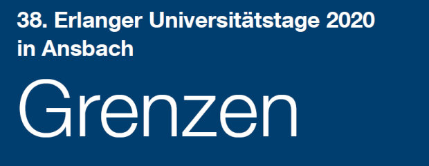 38. Erlanger Universitätstage 2020 in Ansbach