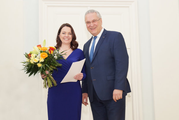 Neue Regierungsvizepräsidentin Dr. Kerstin Engelhardt-Blum, Staatsminister Joachim Herrmann