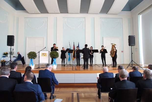   Musikalische Umrahmung: Berufsfachschule für Musik des Bezirks Mittelfranken, Dinkelsbühl  
