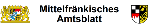 Mittelfränkisches Amtsblatt